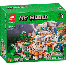 Конструктор Майнкрафт горная пещера