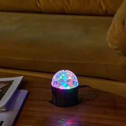 Светодиодный светильник-проектор ULI-Q302. Серия DISCO, многоцветный. ТМ VOLPE. Напряжение 220В. Кабель с вилкой (в комплекте) Цвет корпуса черный.