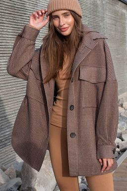 Пальто-рубашка укороченное - Fly фото 7