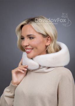 Платок Трикотаж Норка Жемчуг