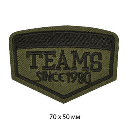 Термоаппликации  арт.TBY.A14 TEAMS SINCE 1980 70х50 мм уп.10 шт