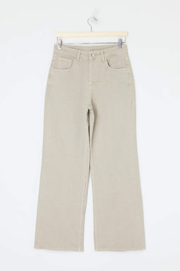 Mint Yuksek Bel %100 Pamuk Wide Leg Genis Paca Jeans TWOSS26JE00161 - Trendyolmilla фото 5