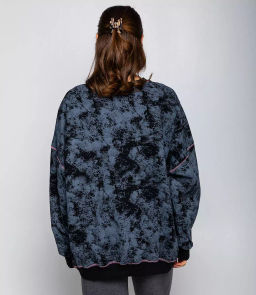 Свитшот #КТ8059, чёрный