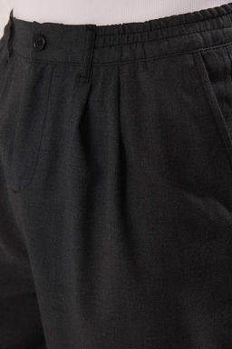 Antrasit Wide Leg Bol Kumas Baggy Pantolon TMNSS23PL00039