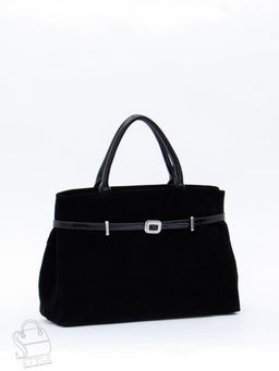 Сумка женская кожаная 91156SMS black Velina Fabbiano-Safenta в Новосибирске