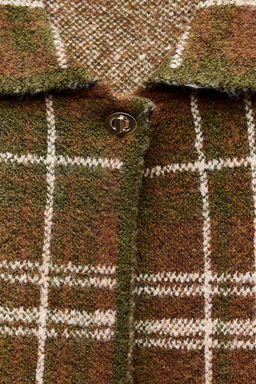 CHECK KNIT CARDIGAN - Zara фото 5