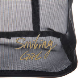 Косметичка прямоугольная "ЭЙФОРИЯ", цвет черный, 21*12*13см