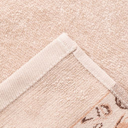 Полотенце 30х60 см, Чашки, бежевый МИКС, 340 гр/м, махра, хлопок - Текстиль центр фото 4