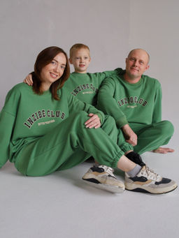 Брюки базовые мужские, мох - Inzibe фото 3