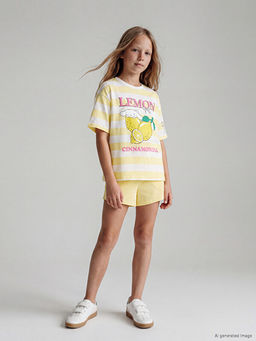 Cinnamoroll Bask?l? K?z ?ocuk Tak?m