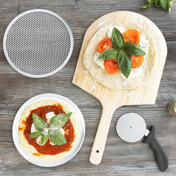 Форма-сетка для выпекания (пиццы и пирогов) "Хрустящая корочка", д33см, алюминиевая (Китай)