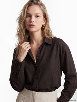 Oversize Poplin Kad?n G?mlek