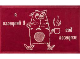 Полотенце махровое 1с105.413ж1 Котэ в депрессо(бордо) 50х30 см