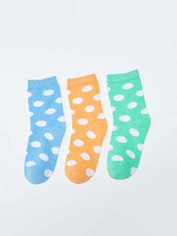 Puantiyeli K?z ?ocuk Soket ?orap 3l? - Waikiki фото 2