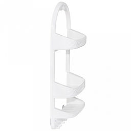 Полка для ванной навесная пластмассовая 27х62х122см (Россия)