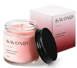 Свеча ароматическая соевая SAVONRY ГЛИНТВЕЙН (100 мл)