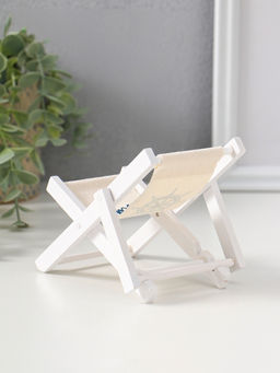 Сувенир дерево "Стул пляжный со штурвалом" 9х1х15,5 см