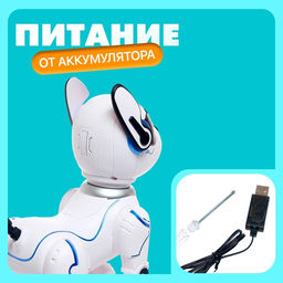Робот собака Фьючер ZHORYA, на пульте управления, интерактивный: звук, свет, танцующий, музыкальный, на аккумуляторе - Simaland фото 4