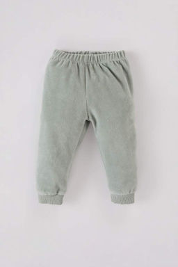 Пижамный комплект Paw Patrol для маленьких мальчиков, велюровый верх с длинными рукавами и низ на эластичной резинке на талии - Defacto фото 2