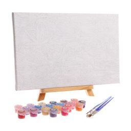 Картина по номерам на холсте с подрамником Игра дельфинов 20х30 см - Школа талантов фото 4