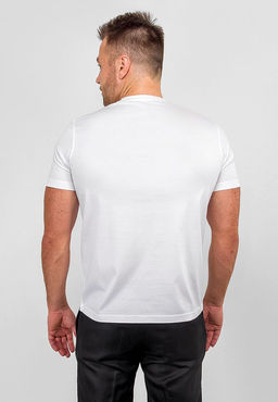 Джемпер мужской короткий рукав GREG TS521-M (белый)