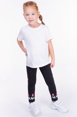 Лосины из футера двухнитки с начесом для девочки Bonito  фото 27