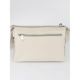 Сумка женская искусственная кожа ADEL-230/2в/ММ, 5отд, плеч/рем. серый св/серебро 259183 - Adelia фото 2