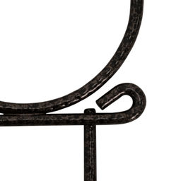 Вешалка настенная металл. "Кружева 5" 40см (5 рожков, медный антик/коричневый)