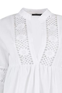 TRENDYOLMILLA Siyah Dokuma %100 Pamuk Dantelli Mini Plaj Elbisesi TBESS20EL0854  фото 18