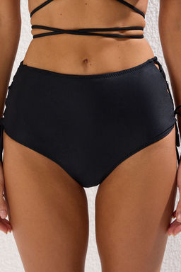 TRENDYOLMILLA Siyah Yuksek Bel Vut Out/Pencere Detayl? Baglamal? Regular Bikini Alt? TBESS25BA00034 фото 4