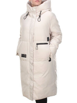 2236 MILK Пальто женское зимнее AKIDSEFRS (200 гр. холлофайбера) - Фабричный китай фото 3
