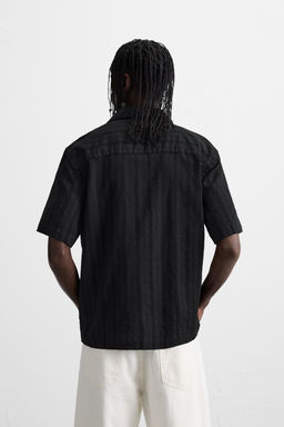 STRIPED JACQUARD SHIRT - Zara фото 11