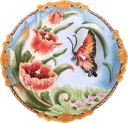 ТАРЕЛКА ДЕКОРАТИВНАЯ LEFARD БАБОЧКА И МАКИ 21,5*3 СМ