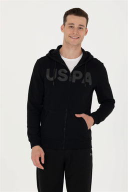 U. S. Polo Assn / Мужской черный свитшот - U.s. polo assn фото 8