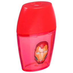 Цена за 12 шт. Точилка пластиковая, красная, «Мстители»