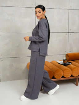 Костюм женский под замшу мод.2082 - Барболета фото 28