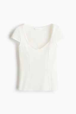 Top con ribete de encaje - H&m фото 2