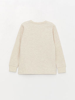 Bisiklet Yaka Bask?l? Uzun Kollu Erkek ?ocuk Pijama Tak?m? - Waikiki фото 3