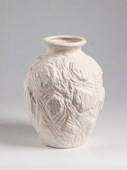 Ваза настольная керамика "Элой" 18х12 см, белый