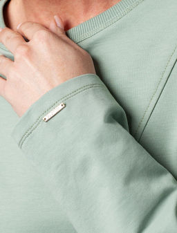 VILATTE / Джемпер из премиального футера двухнитки фото 4