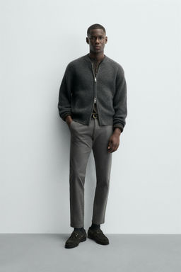 PANTAL?N CHINO SKINNY FIT / Gris antracita