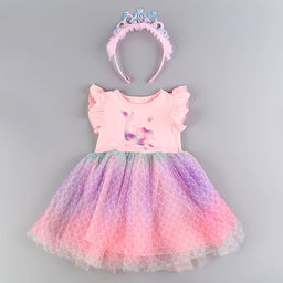 Карнавальный костюм «Стильная принцесса», ободок, платье с русалкой, рост 110 см