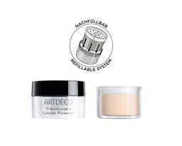 ARTDECO Пудра рассыпчатая Translucent Loose Powder тон 02 светлый, 8 г  фото 4