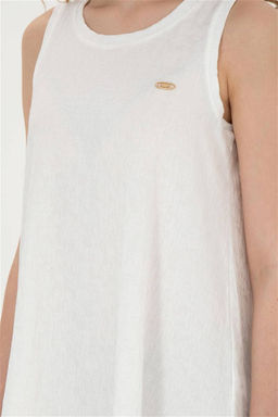 Женская футболка цвета экрю - U.s. polo assn фото 6