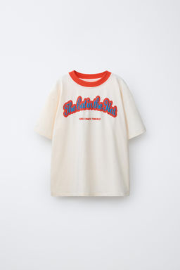 CAMISETA CONTRASTE THE CAT IN THE HAT DR. SEUSS / Crudo