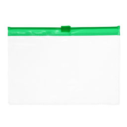 Набор 5 шт. 5 цв. Папка-конверт на молнии формат А6 120мкр прозрачная молния 13*9см - Calligrata фото 5