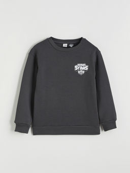 Brawl Stars Bask?l? Erkek ?ocuk Kal?n Sweatshirt