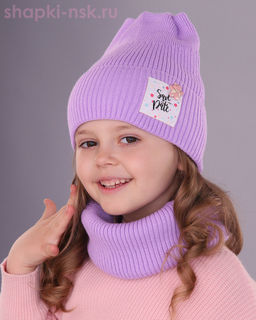 03-48-E Комплект флис (колпак+снуд) (46-50)