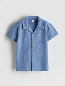 Pamuklu Erkek Bebek G?mlek ve ?ort 2li