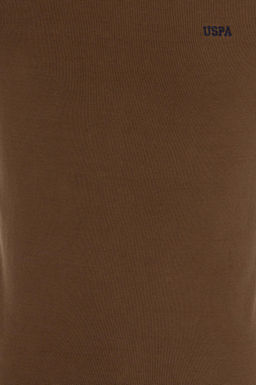 U. S. Polo Assn Мужской базовый трикотажный свитер с водолазкой кокосового цвета - U.s. polo assn фото 6